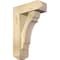 Ekena Millwork Olympic Craftsman Rough Sawn Bracket w/ Offset Brace, Douglas Fir, 6"W x 16"D x 24"H BKT0604X16X24OLY04RDF - alternate 1
